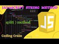 split( ) method in JavaScript 📚JavaScript String method #coding_craze @CodeWithHarry