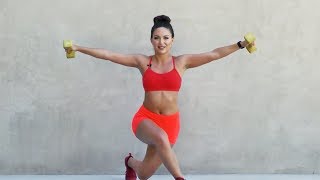 10 Minute Glutes - Butt Workout for Beginners with Weights