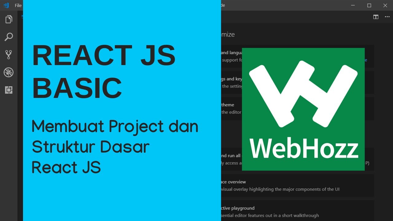 Belajar React JS : Membuat Project React JS Dan Pengenalan Dasar - YouTube