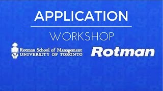 Rotman Commerce Application Workshop (2016)