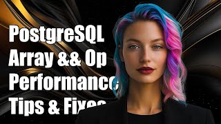 PostgreSQL Array && Operator Performance Issues: Solutions & Tips