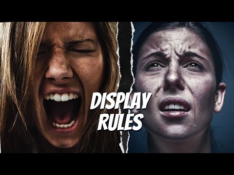What are cultural differences in display rules?