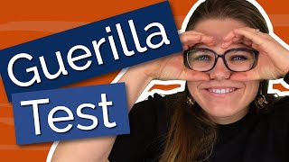 Guerilla Testing UX