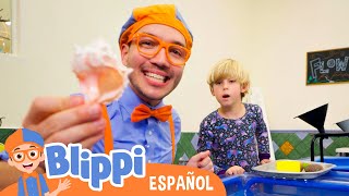 El día imaginativo de Blippi en Imaginology | Aprende con Blippi  | Moonbug Kids Parque de Juegos