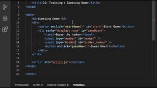 SImple Javascript Guessing Game for beginners(Part 2)