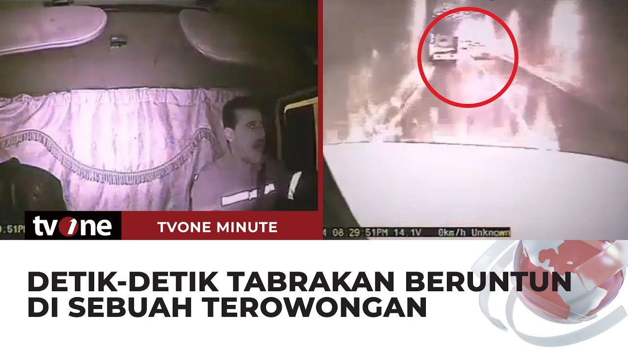 Mengerikan! Rekaman Saat Detik-Detik Kecelakaan Beruntun Terjadi ...