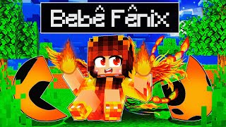 NASCI COMO UMA BEBÊ FÊNIX no Minecraft ◂Miika▸