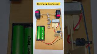 Reversing Mechanism Clockwise \u0026 Anticlockwise - DC Motor #dcmotor #tech #diyproject #shorts