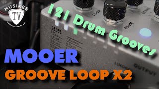 Mooer Groove Loop X2 - 121 Drum Grooves