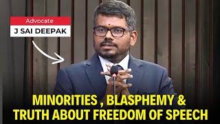 J Sai Deepak on Religious minorities, Blasphemy, Sedition \u0026 Freedom of Speech | Nupur Sharma Hindus