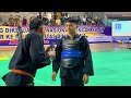 teknik keren adiknya wewey wita vs pesilat rambut biru pertandingan final