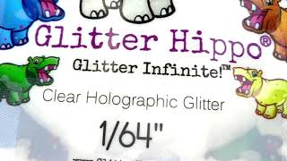 GlitterHippo.com Clear Holographic Glitter 1/64\