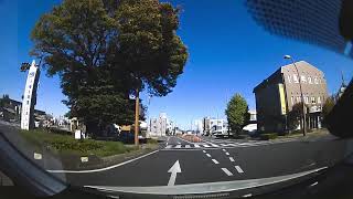 空が綺麗な日の熊谷市ドライブ 車載動画 北大通り~市役所前~末広~上之~中央~円光~箱田