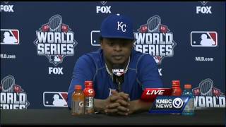 Edinson Volquez talks about returning to Royals, losing father