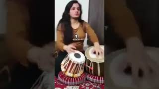 🤩❤️🤩Anuradha Pal | Tabla solo Punjab Gharana #2023 #trending #viral #music