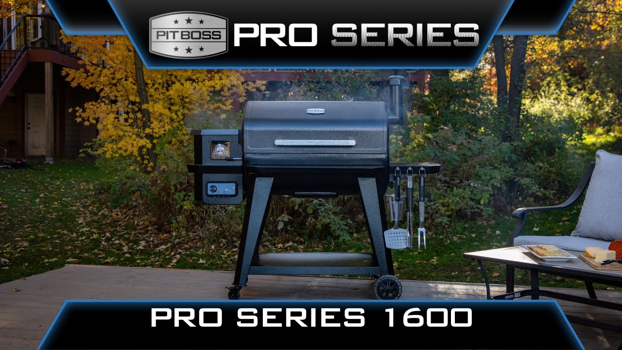 The Pro Series 1600 Wood Pellet Grill | Pit Boss Grills - YouTube