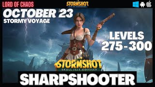 Stormshot Sharpshooter Skull Isle Enigma Levels 275-300 Gameplay