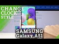 How to Change Lock Screen Clock in Samsung Galaxy A51 – Personalize Display