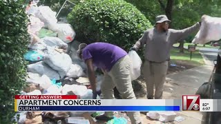 Durham tenants share issues of leaks, bugs, trash pile ups