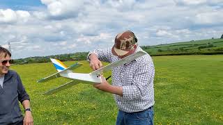 DC Wasp 0.8cc test flight in the Hornet the joys of Nitro power at Melton and District Model Club