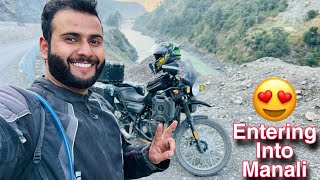 Mei Manali Pohnch Gaya😍 Aur Bike Theek Hogayi | Shimla To Manali Beautiful Road