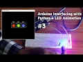 Arduino Interfacing with Python & LED Animation (Interfacing of Hardware & Software) (PART III)