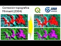 🛰️Corrección topográfica de imágenes Landsat 5 TM+ con el método Minnaert (2004)