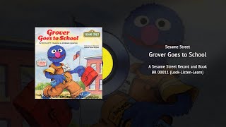 Grover Goes to School - Sesame Street Story Album (BR 00011) | Vintage Muppets Vinyl Restored