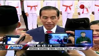 Presiden Jokowi Kukuhkan Paskibraka HUT RI Ke-74 di Istana Negara