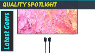 Samsung QN85Q60CAFXZA 85 QLED 4K TV Review with Austere 4K HDMI Cable