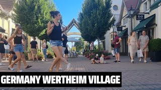 Wertheim Village walk tour | luxurious outlet stores in Germany 2024 | Shopping in Designer Outlet