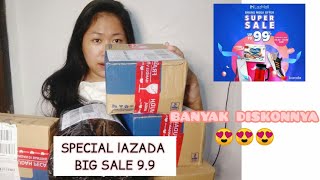 BORONG DI LAZADA BIG SALE 9.9 || UNBOXING PAKETAN LAZADA HAUL || BABYCARE MOTHERCARE