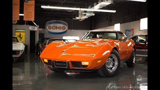 1975 Corvette - 44,580 Miles, 4-Speed Manual, Orange Flame/Black - Seven Hills Motorcars