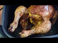 pollo asado en freidora de aire moulinex easy fry xxl 6 5 l ez8018.