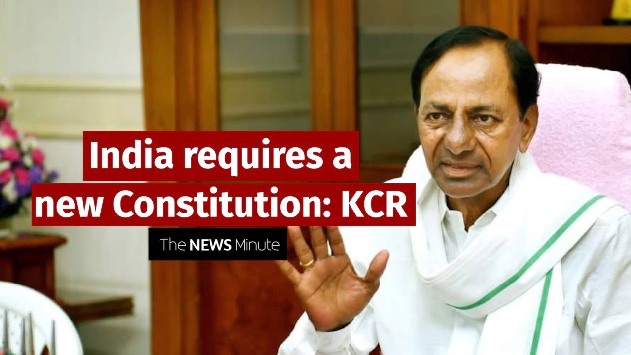 CM KCR Seeks New Constitution, Triggers Protests - YouTube