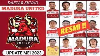 Daftar Skuad  Pemain Madura united Liga 1 2023/2024