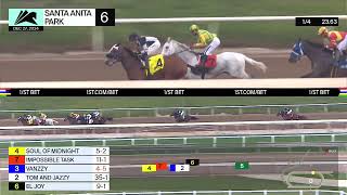 Impossible Task wins Race 6 on Friday, December 27 at Santa Anita Park