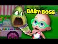 Return of BABY BOSS!!! | Pear Forced to Babysit Again!