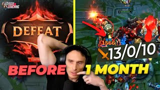 He came back for more coaching one month later.. Here's how much he improved