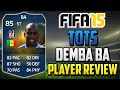 Fifa 15 TOTS Demba Ba Review (85) w/ In Game Stats & Gameplay - Fifa 15 Player Review