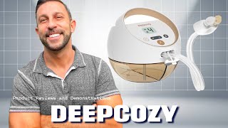 Deepcozy Electric Sinus Rinse Machine with 30 Salt Packets, Auto-Clean Nasal Irrigation