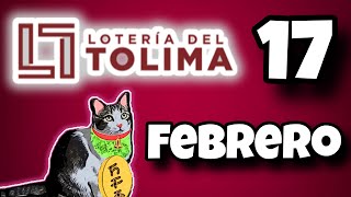 Resultado LOTERIA DEL TOLIMA Lunes 17 de Febrero de 2025