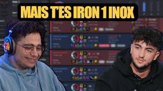 Inoxtag pense pouvoir monter diamant en 7 jours sur LOL 😂 (analyse de son OPGG)