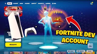 How to get a Fortnite Dev Account on CONSOLE in Chapter 6 Season 2 | UPDATED (PC/Console/Switch)