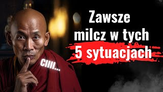 5 sytuacji w których trzeba milczeć.☸️Potężna moc ciszy. Kiedy milczenie pomaga stać się mądrzejszym