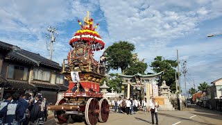 令和4年紺屋町幔幕房新調お披露目 町内曳き