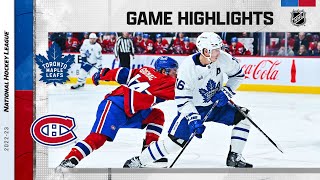 Maple Leafs @ Canadiens 10/3 | NHL Highlights 2022