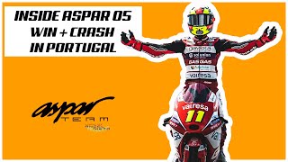 Inside Aspar 2022 05 - Win + crash in Portugal