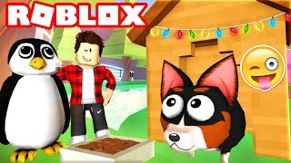 DOG SIMULATOR vs. PENGUIN SIMULATOR! Roblox!