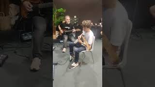 Jam - Matteo Mancuso e Marco Fanton at Guitar Show 2022 - Padova